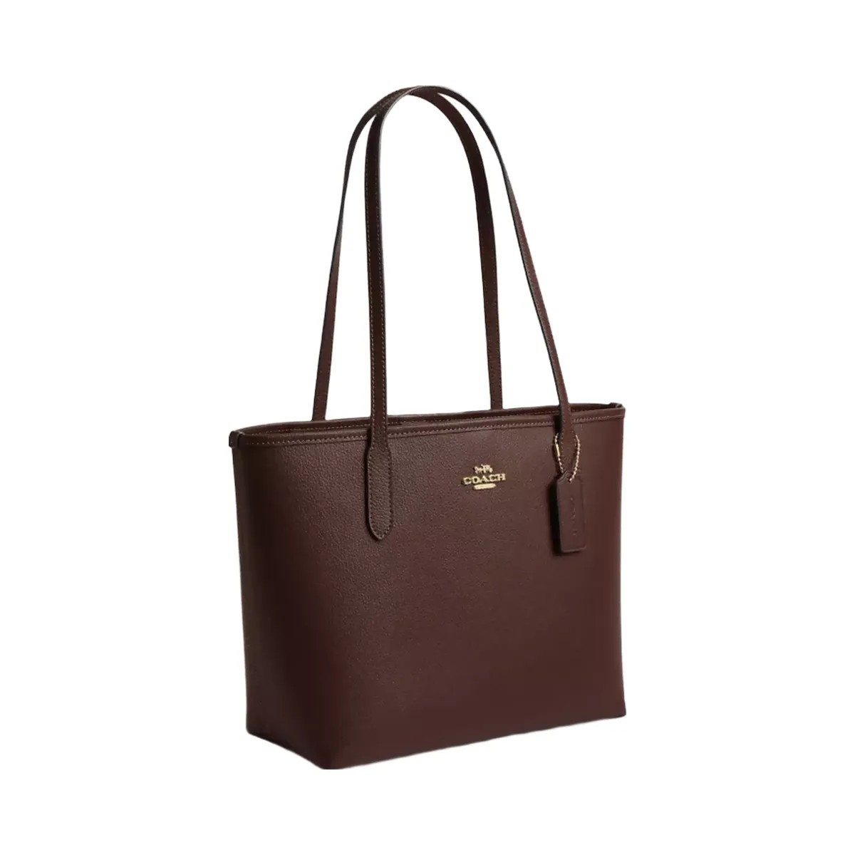 Coach Medium City Tote Bag in Gold Maple - HypeFly India View 2