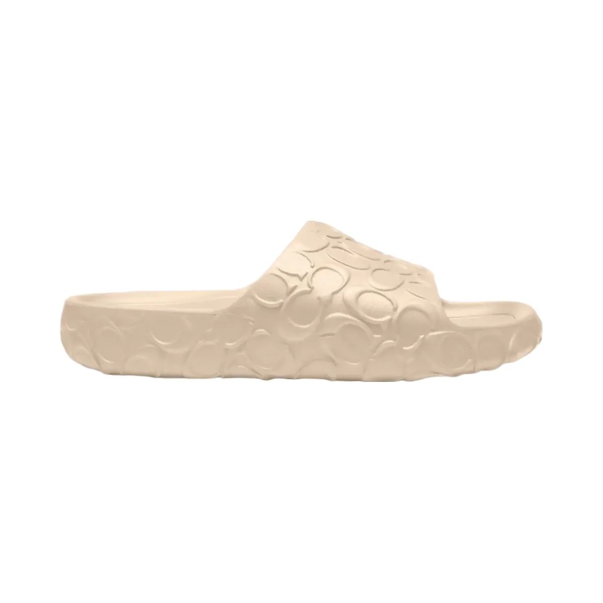 Coach Men's Bay Slide In Signature Ivory - HypeFly India View 1