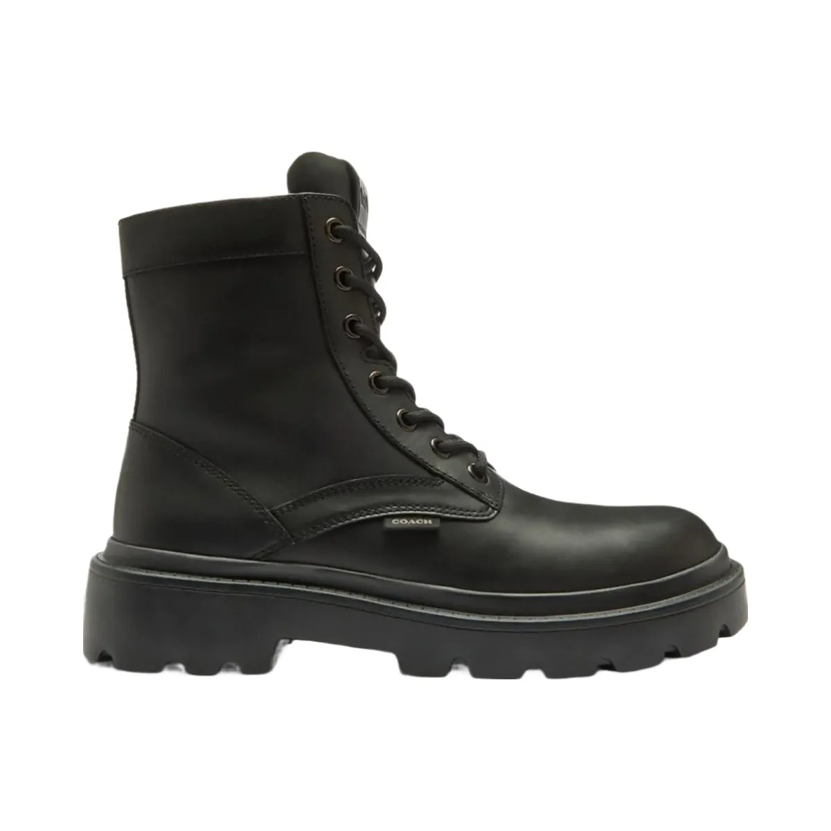 Coach Men's Combat Boot Black - HypeFly India View 1