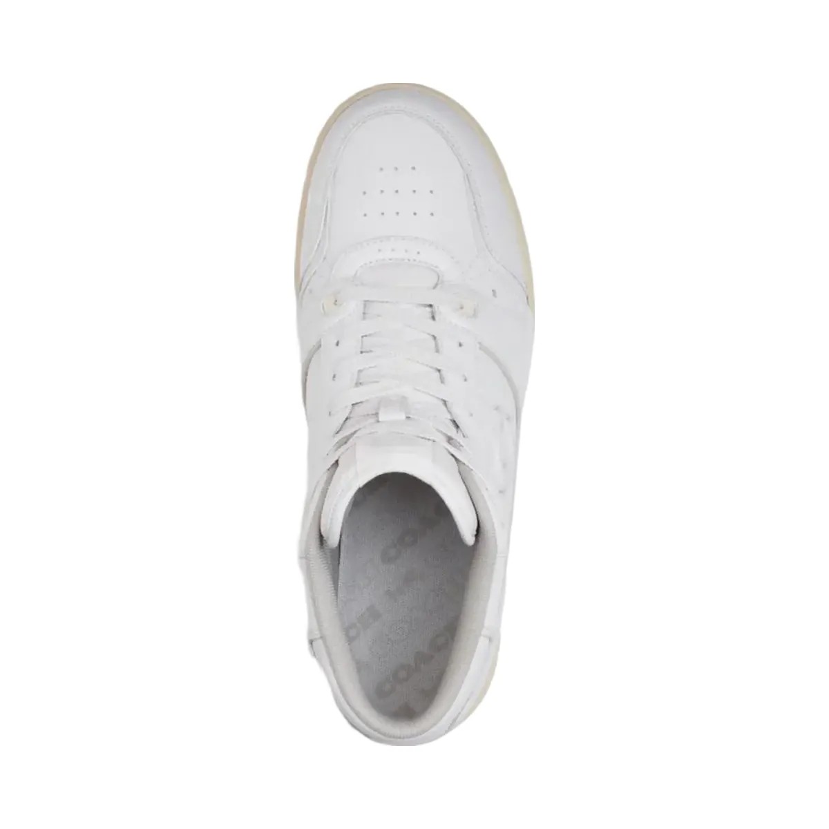 Coach Men's Soho Mid Top Sneaker Optic White - HypeFly India View 3