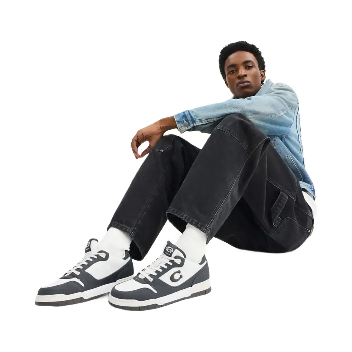 Coach Men's Soho Sneaker Charcoal - HypeFly India View 6