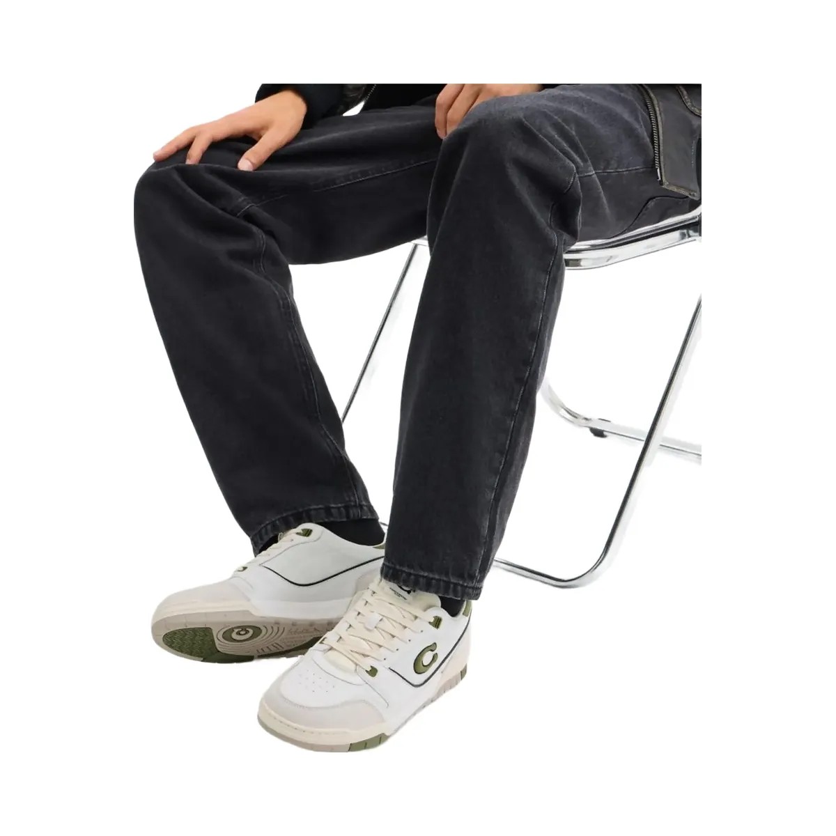 Coach Men's Soho Sneaker Olive Optic White - HypeFly India View 5