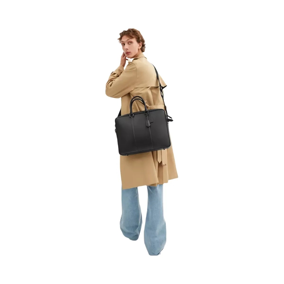 Coach Metropolitan Workbag in Black - HypeFly India View 5