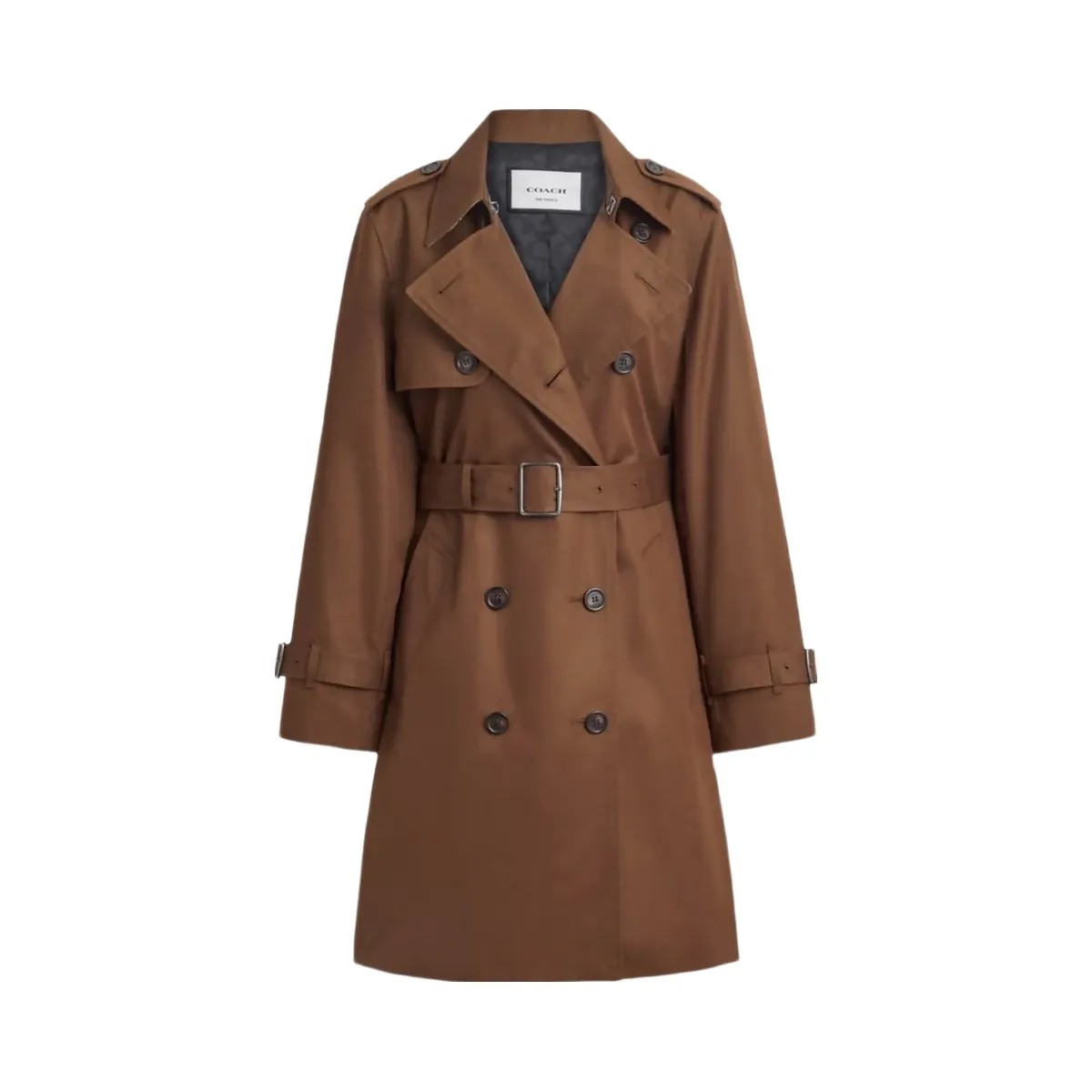 Coach Mid Trench Chocolate Brown - HypeFly India View 1