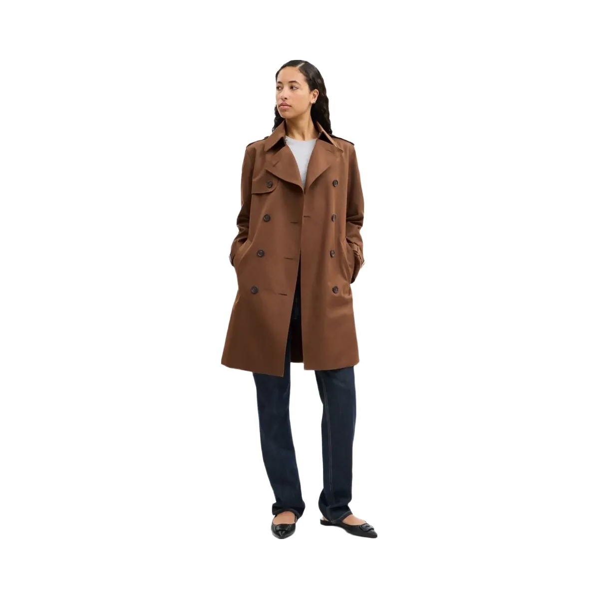 Coach Mid Trench Chocolate Brown - HypeFly India View 2