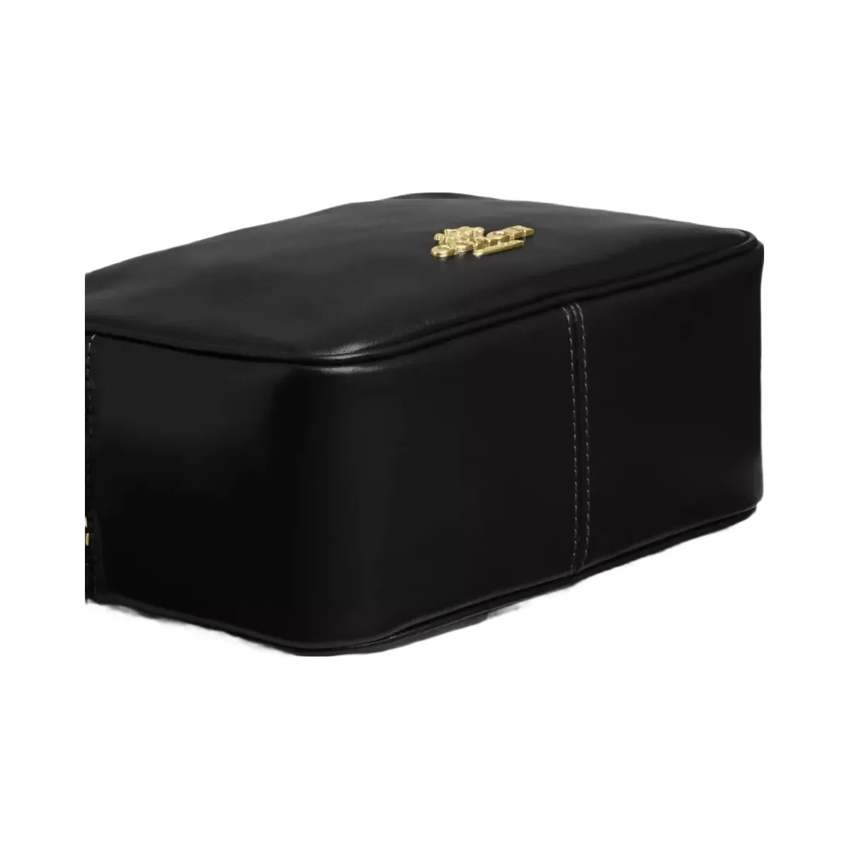 Coach Mini Carey Crossbody Bag in Gold Black - HypeFly India View 5