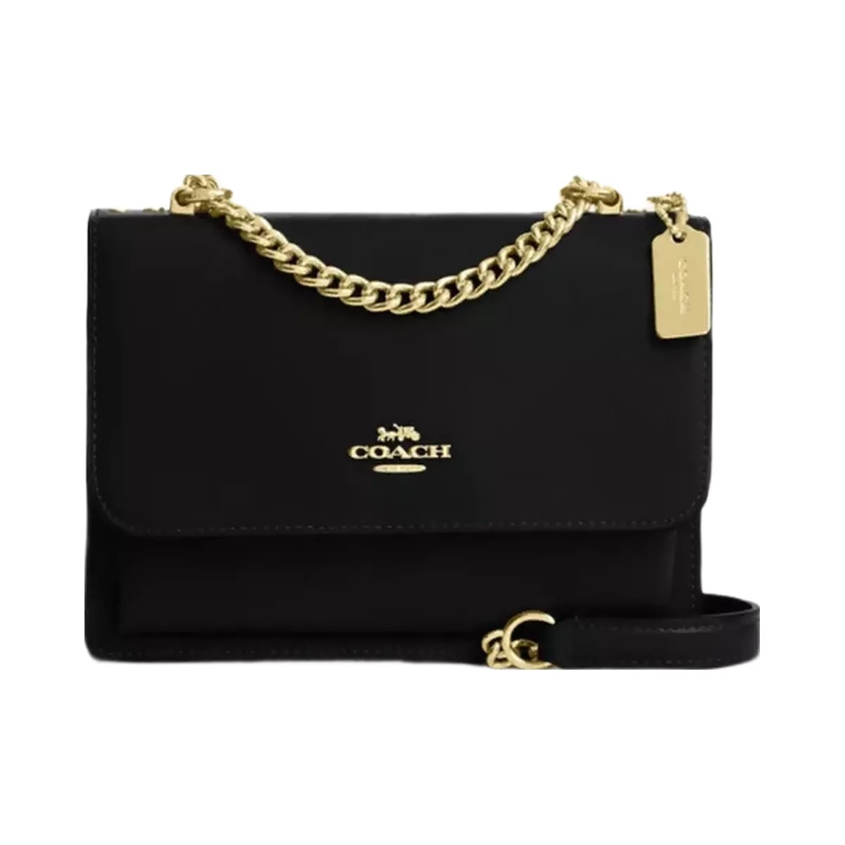 Coach Mini Klare Crossbody Bag in Gold Black - HypeFly India View 1