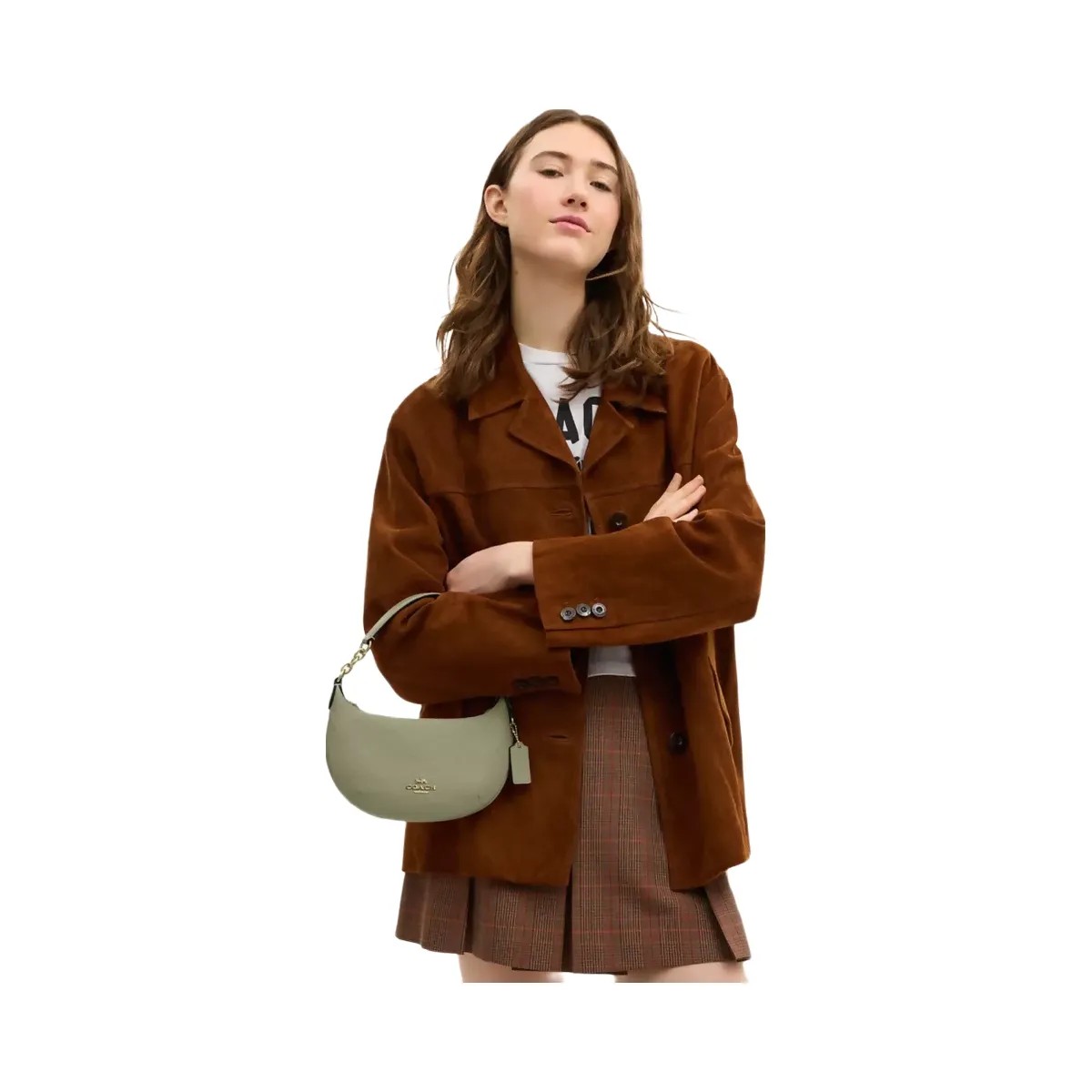 Coach Mini Payton Bag in Gold Pistachio - HypeFly India View 6