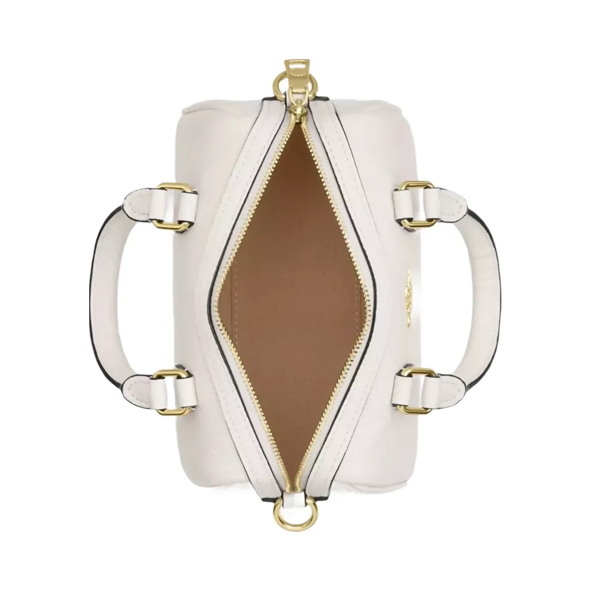 Coach Mini Rowan Crossbody Bag in Gold Chalk - HypeFly India View 4
