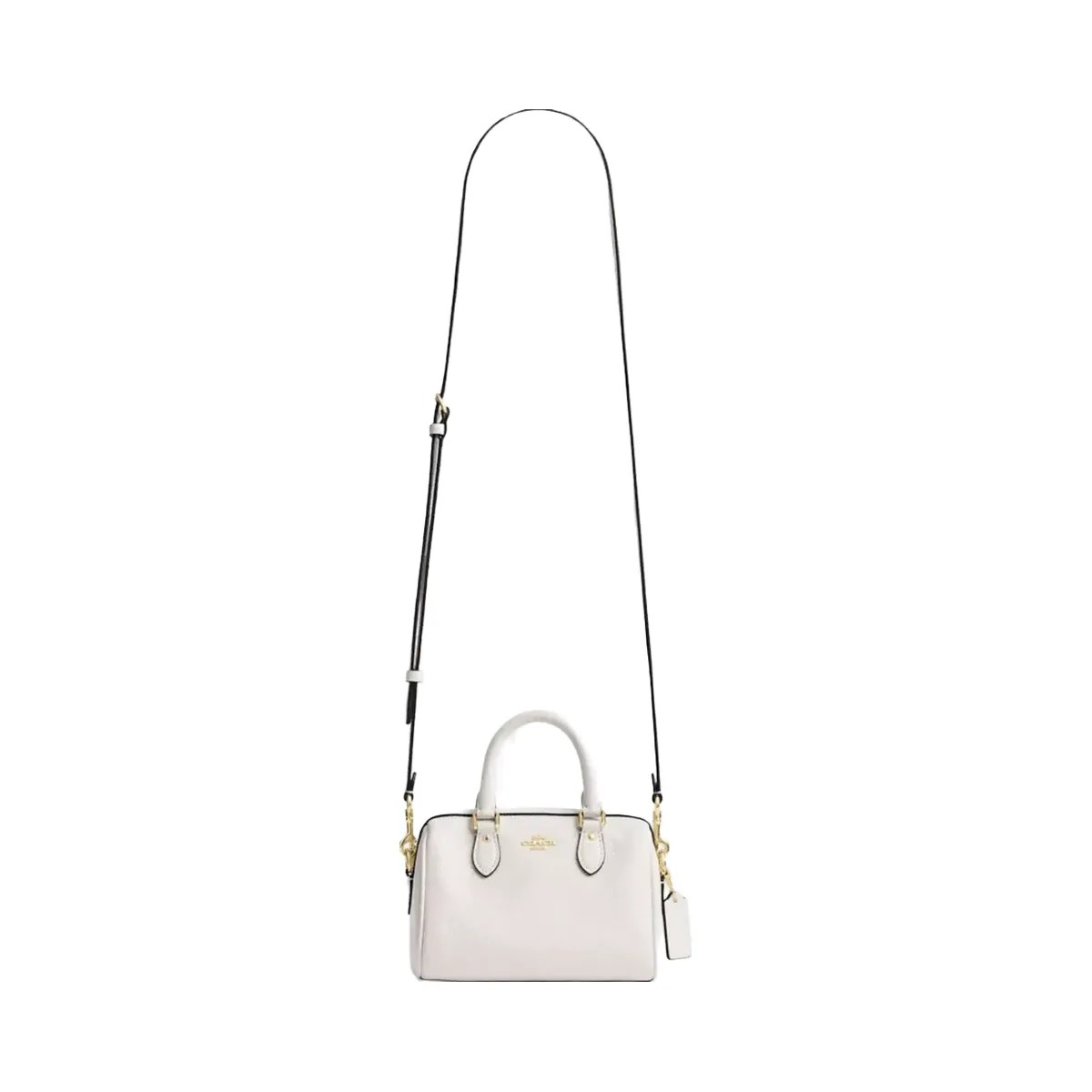 Coach Mini Rowan Crossbody Bag in Gold Chalk - HypeFly India View 6
