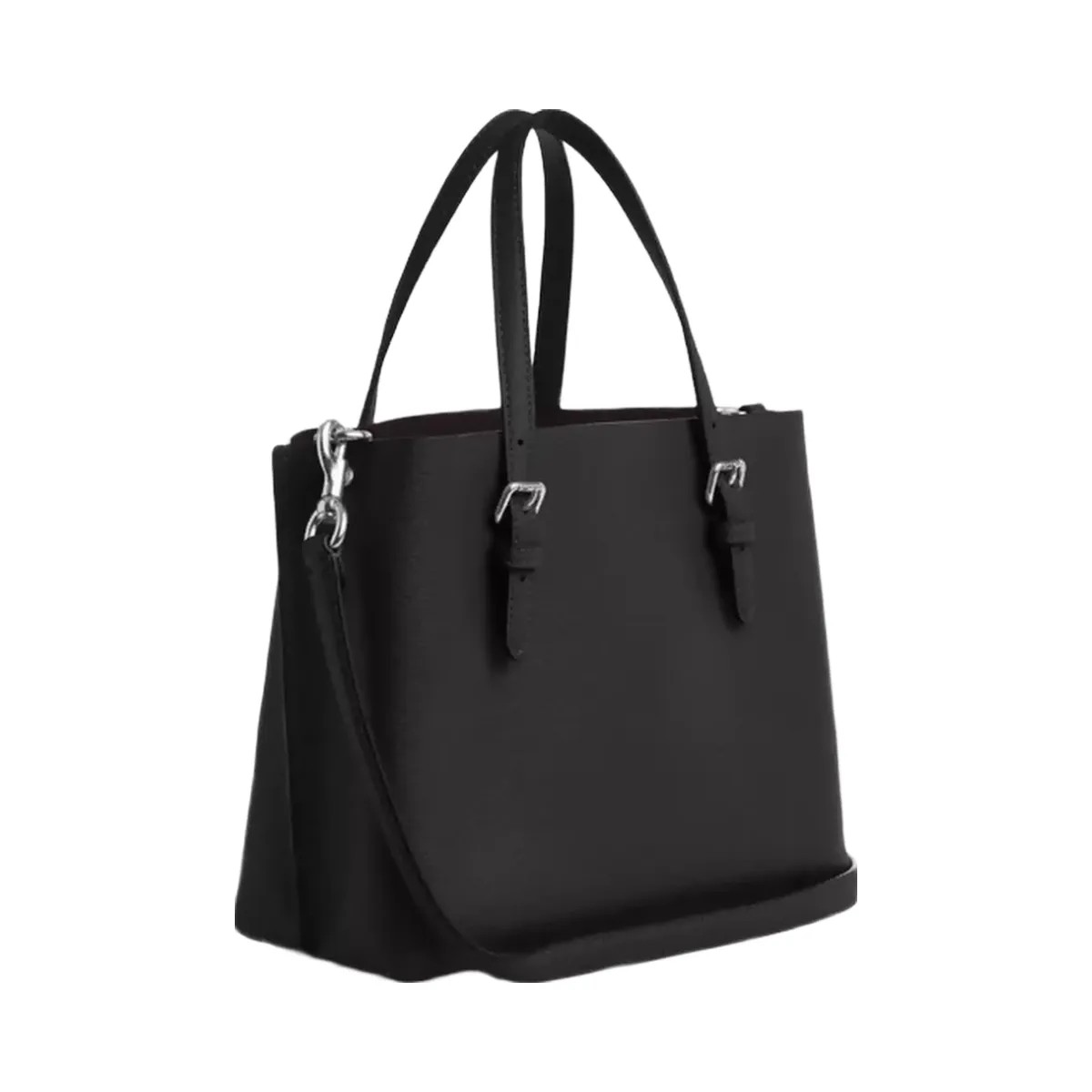 Coach Mollie Tote Bag 25 in Silver Black - HypeFly India View 2