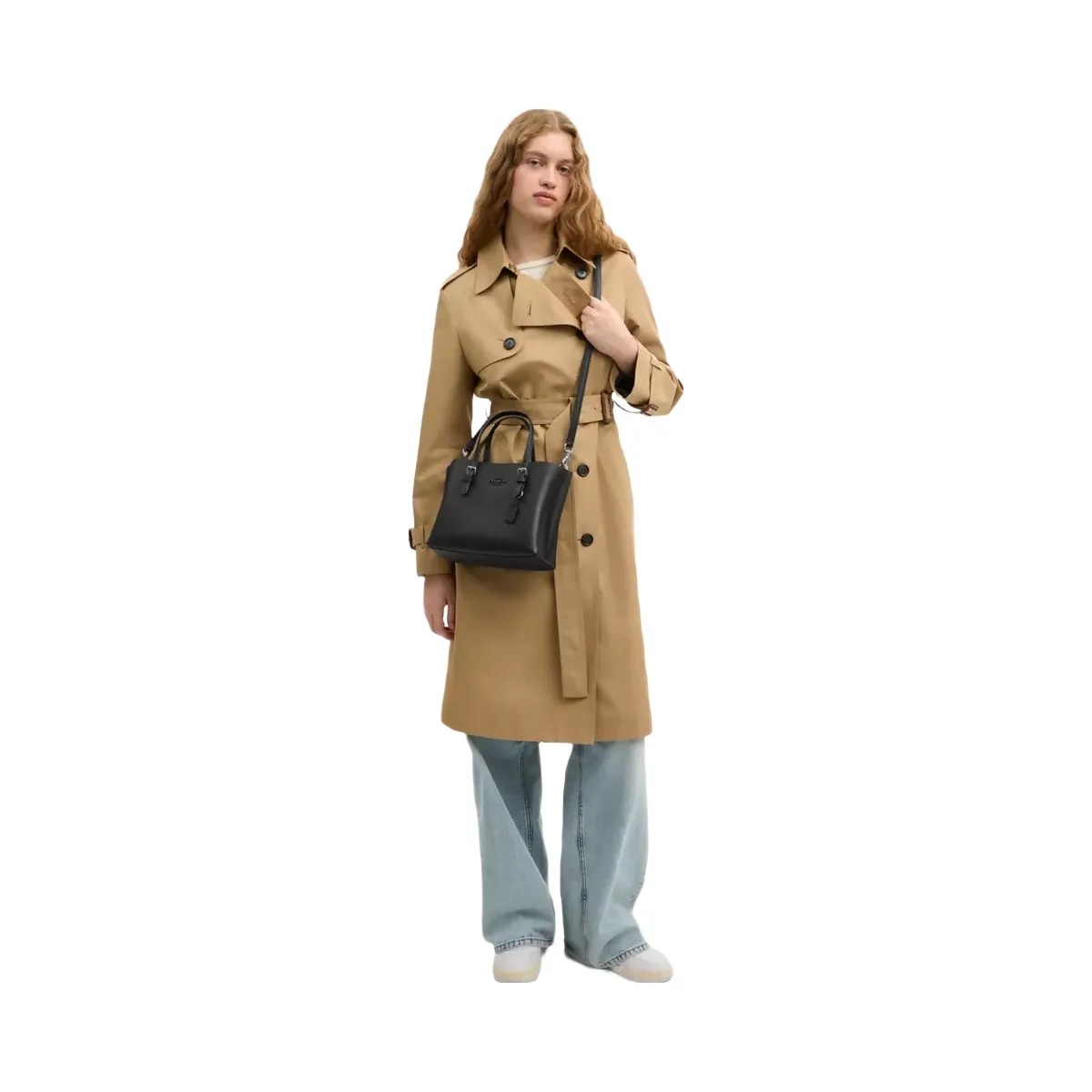 Coach Mollie Tote Bag 25 in Silver Black - HypeFly India View 5
