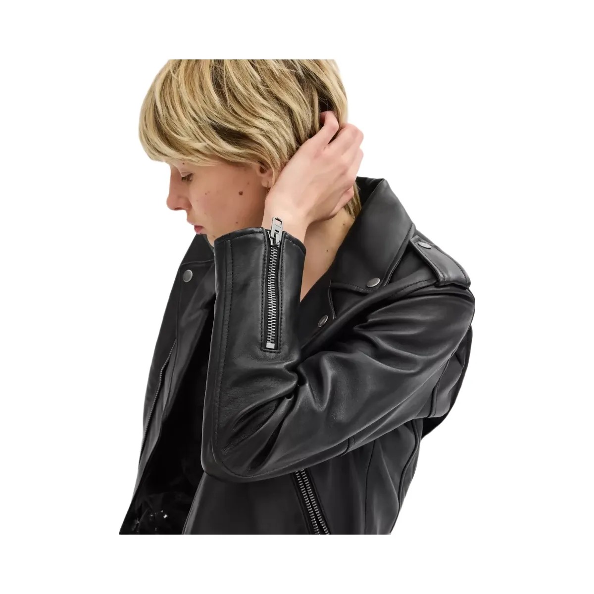 Coach Moto Jacket in Black - HypeFly India View 5