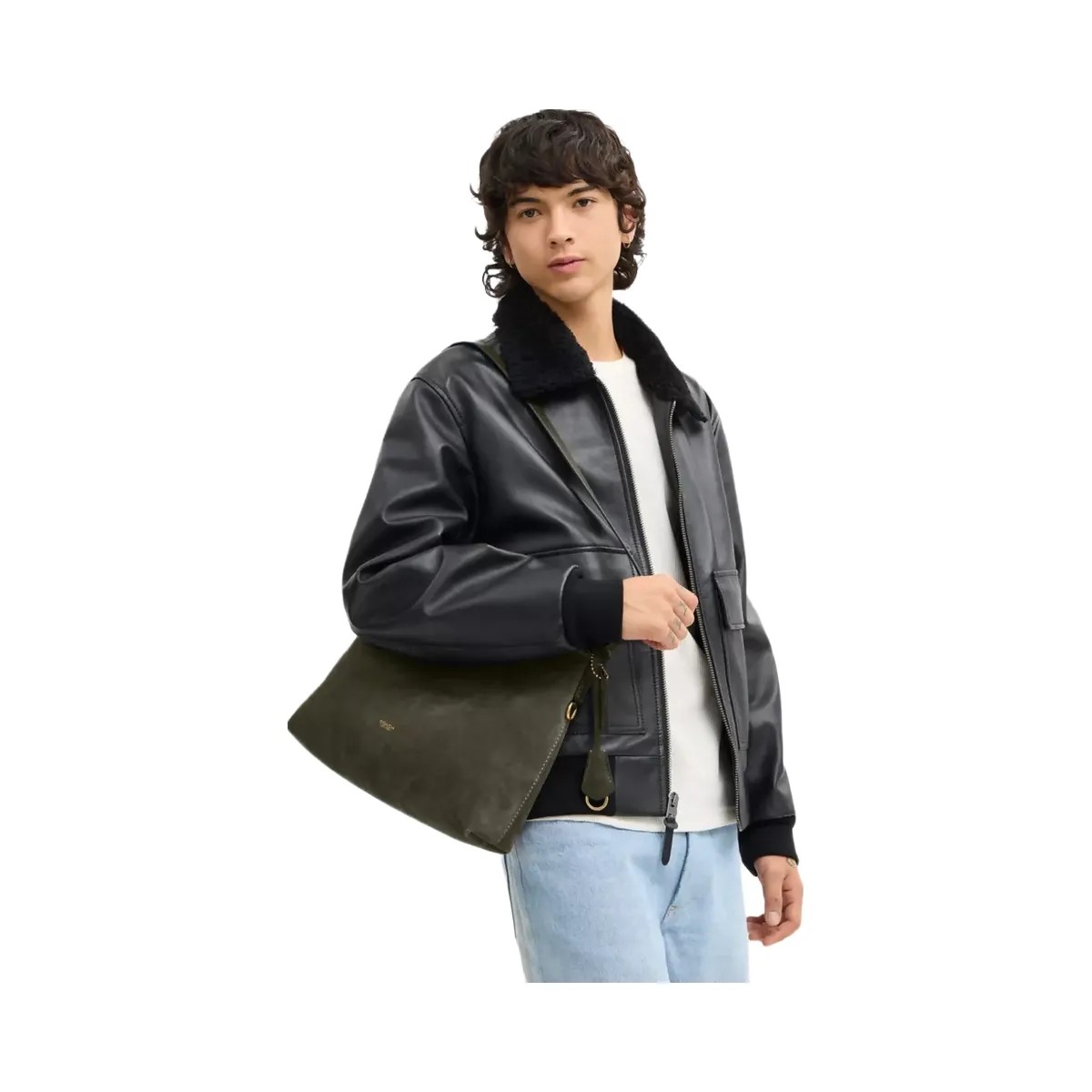 Coach Mott Messenger Bag 33 in Olive - HypeFly India View 6