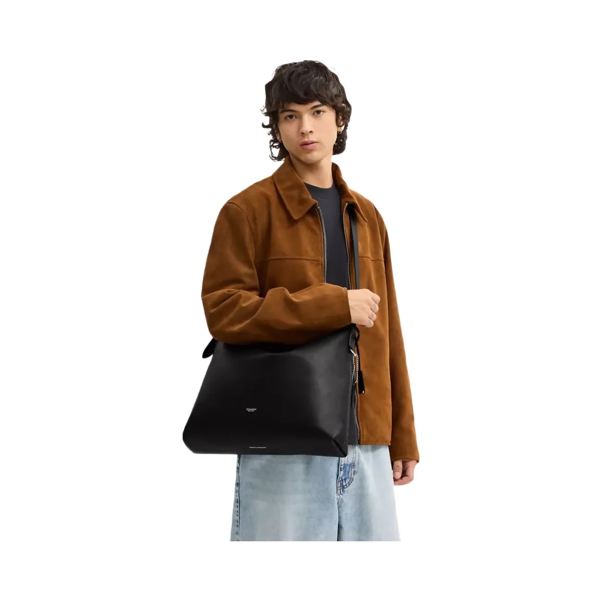 Coach Mott Messenger Bag 38 in Black - HypeFly India View 5