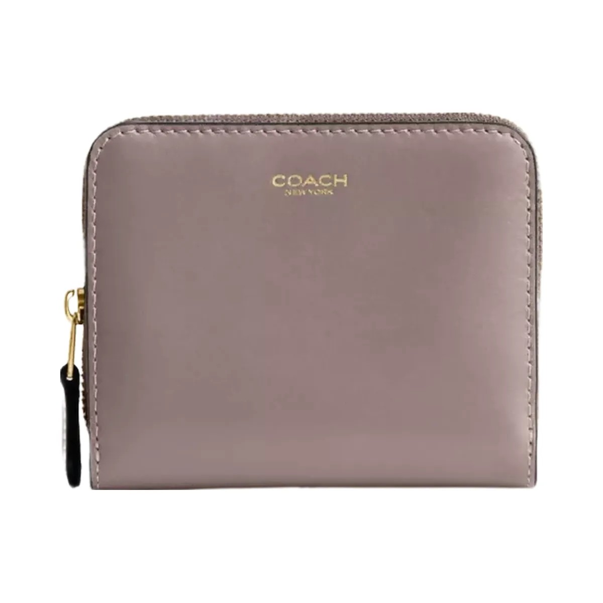 Coach New York Billfold Wallet in Brass Ash - HypeFly India View 1