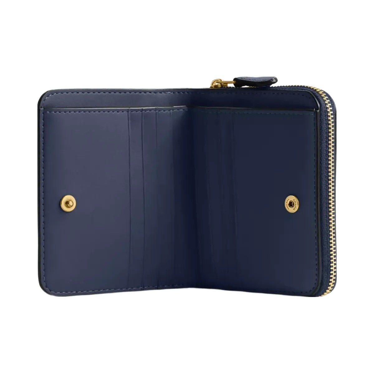Coach New York Billfold Wallet in Brass Navy - HypeFly India View 3