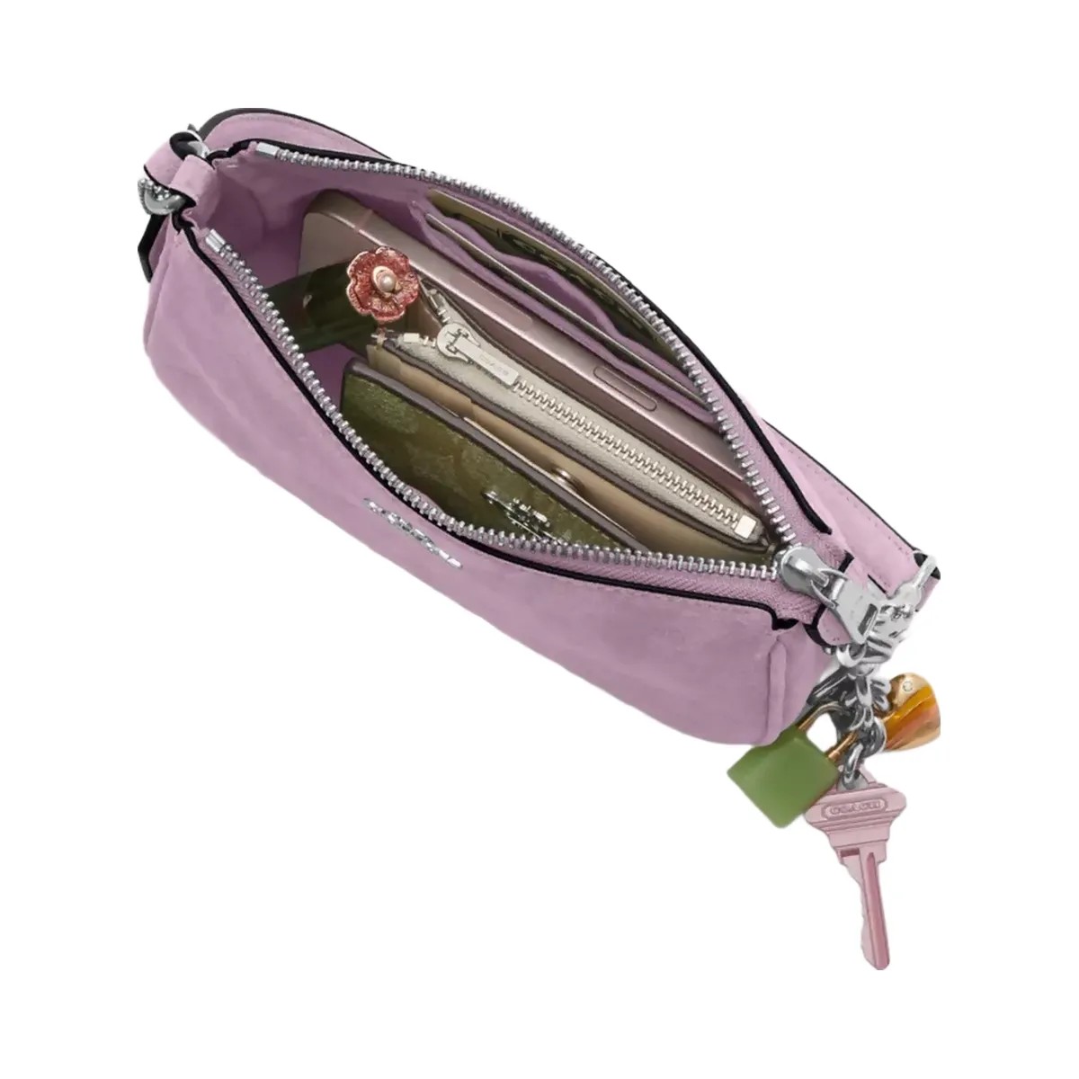 Coach Nolita 19 in Silver Light Violet - HypeFly India View 3