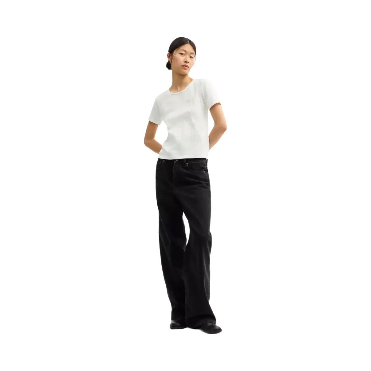 Coach Pointelle T-Shirt in Off White - HypeFly India View 2