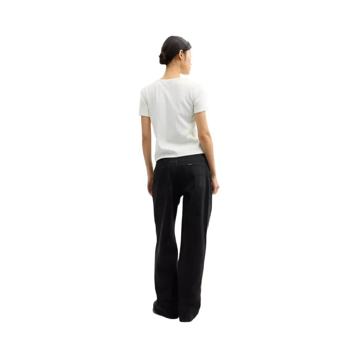 Coach Pointelle T-Shirt in Off White - HypeFly India View 3
