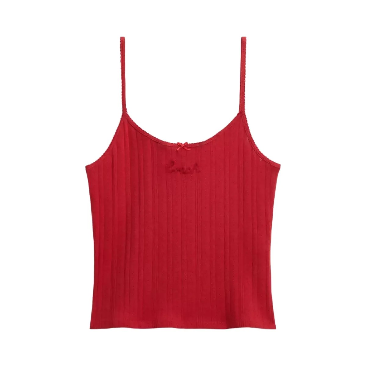 Coach Pointelle Tank in Scarlet - HypeFly India View 1