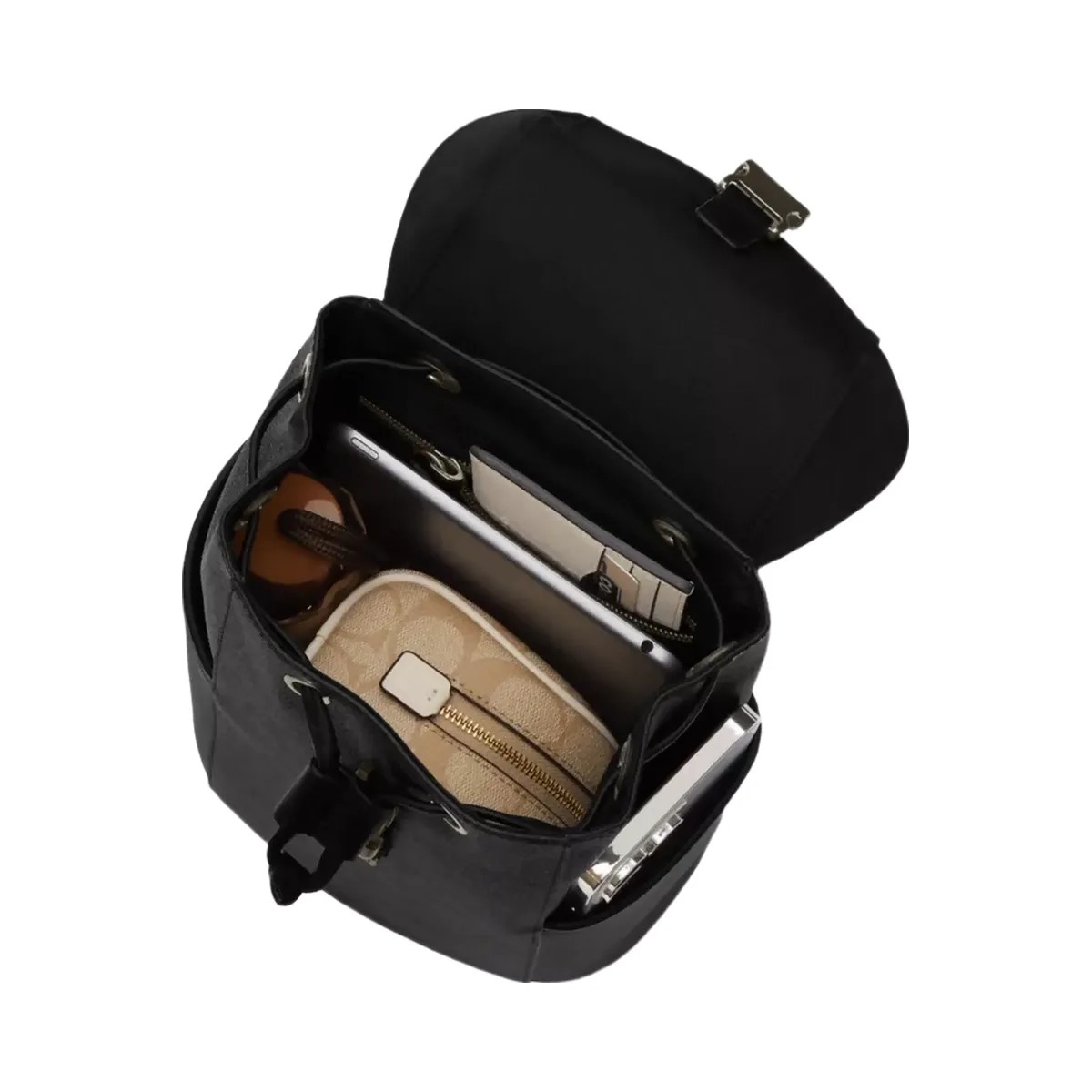 Coach Racer Pack in Gunmetal Black - HypeFly India View 3