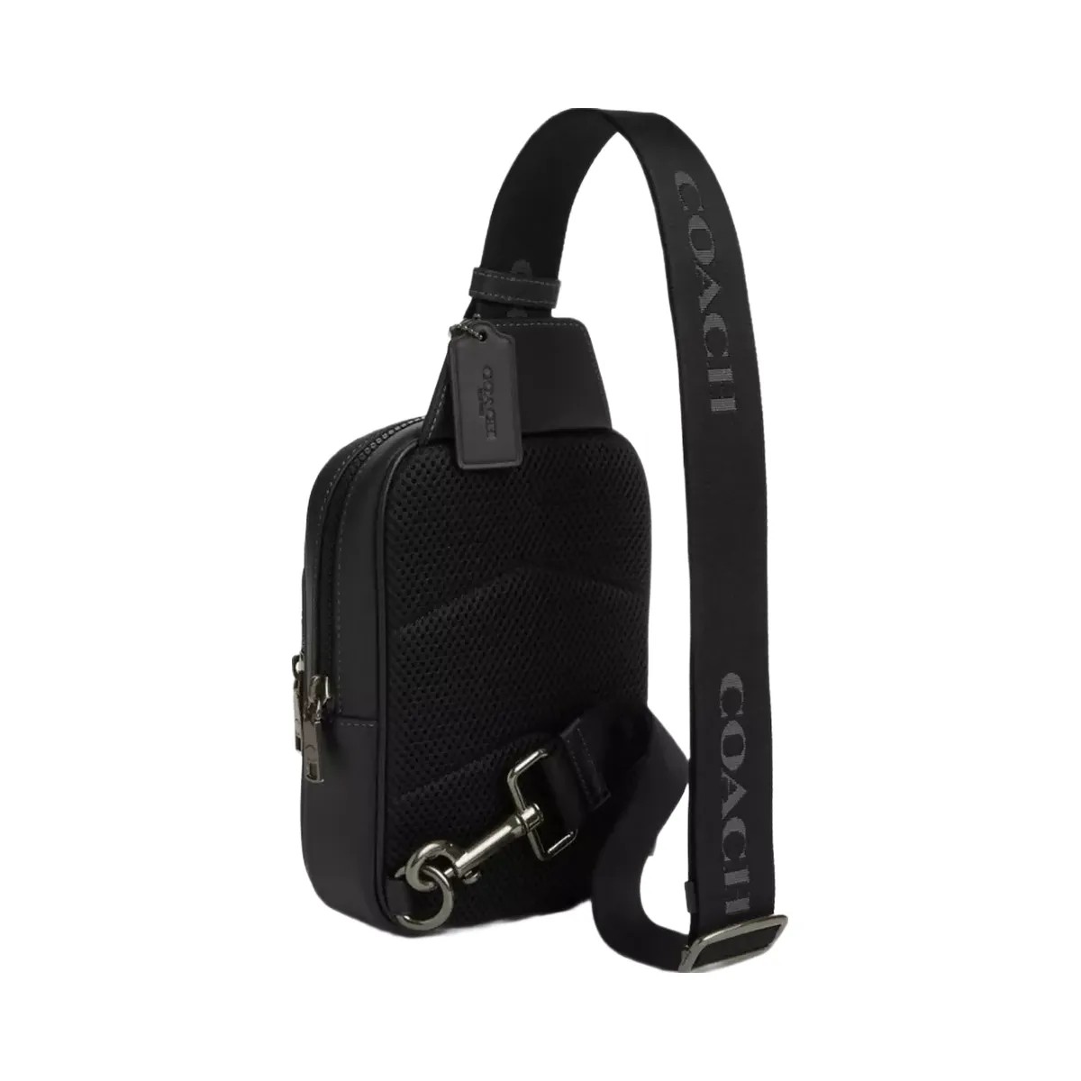 Coach Racer Sling Pack in Gunmetal Black - HypeFly India View 2