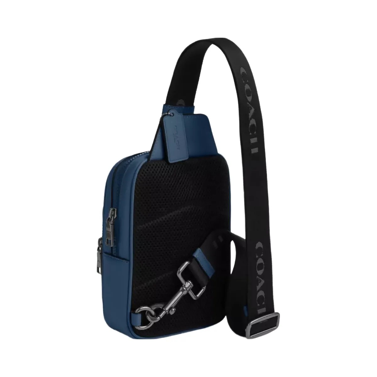 Coach Racer Sling Pack in Silver Dark Denim - HypeFly India View 2