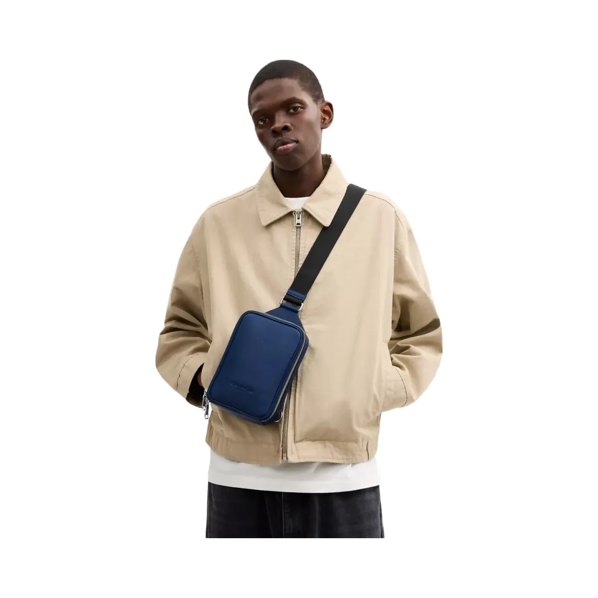 Coach Ray Pack in Silver Deep Blue - HypeFly India View 5