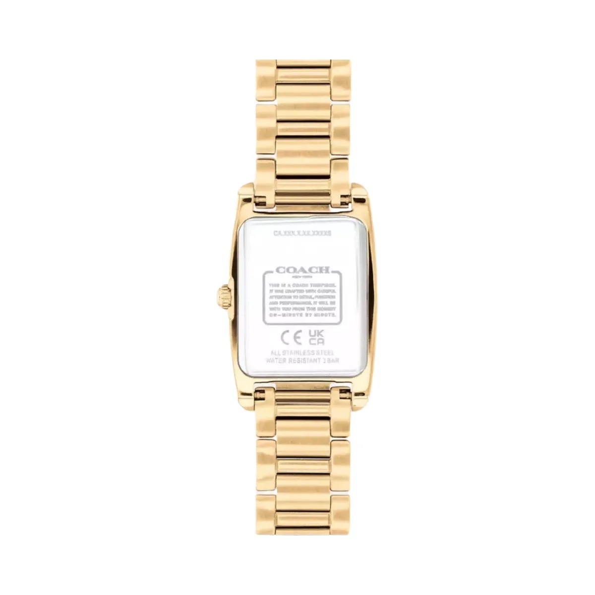 Coach Reese Watch, 20 Mm X 30 Mm in Gold - HypeFly India View 3