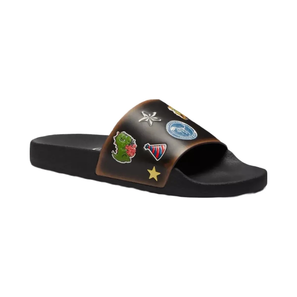 Coach Rexy 10th Birthday Pool Slide in Black - HypeFly India View 1