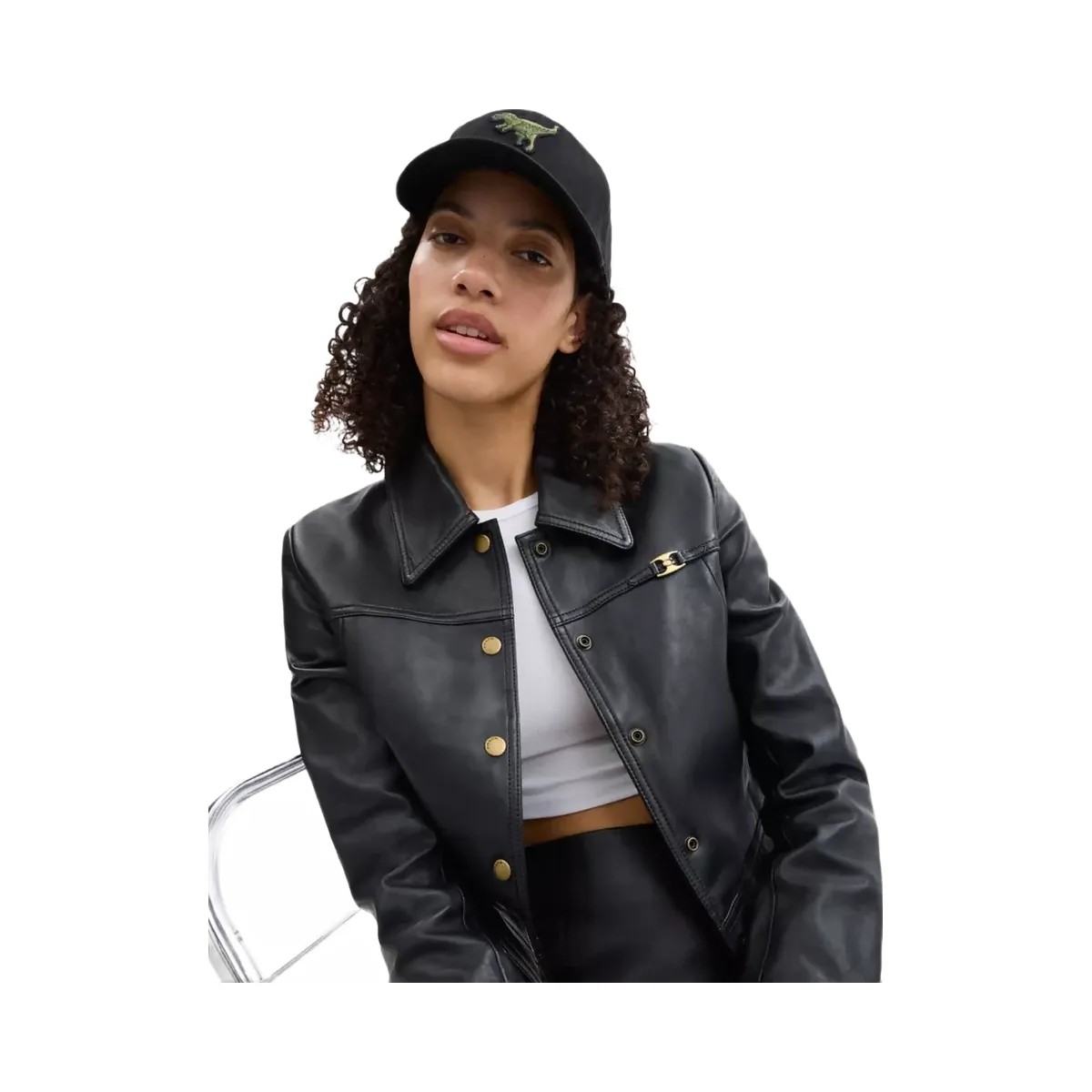 Coach Rexy Patch Baseball Hat in Black - HypeFly India View 2