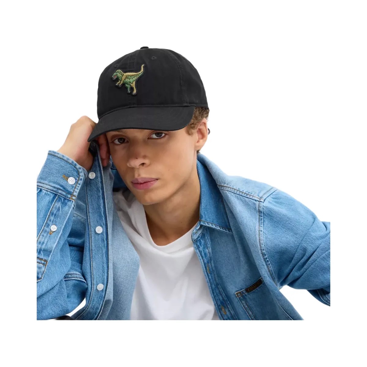 Coach Rexy Patch Baseball Hat in Black - HypeFly India View 3