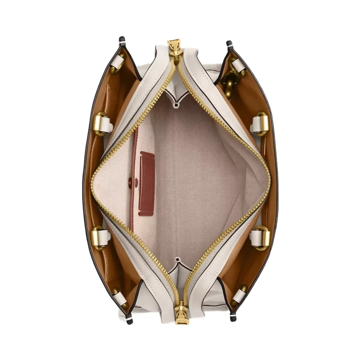 Coach Rogue Bag in Brass Chalk - HypeFly India View 4