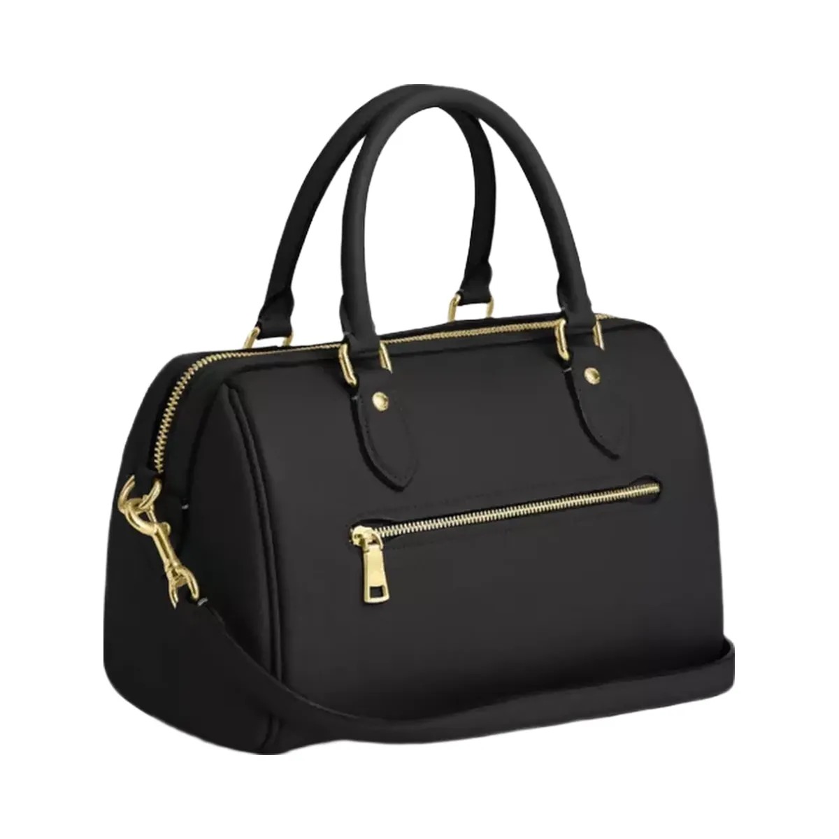 Coach Rowan Satchel Bag in Gold Black - HypeFly India View 2