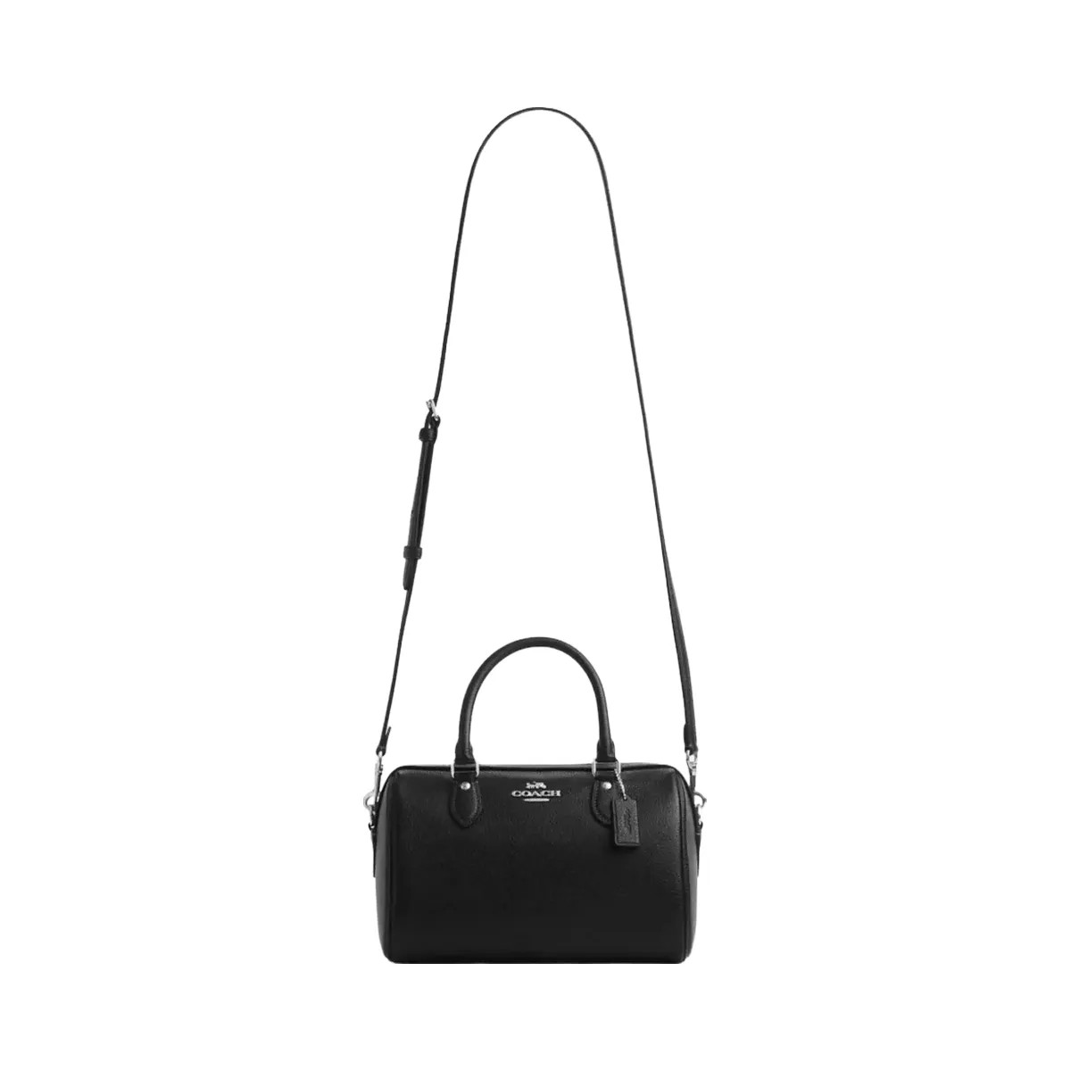 Coach Rowan Satchel Bag in Silver Black - HypeFly India View 6