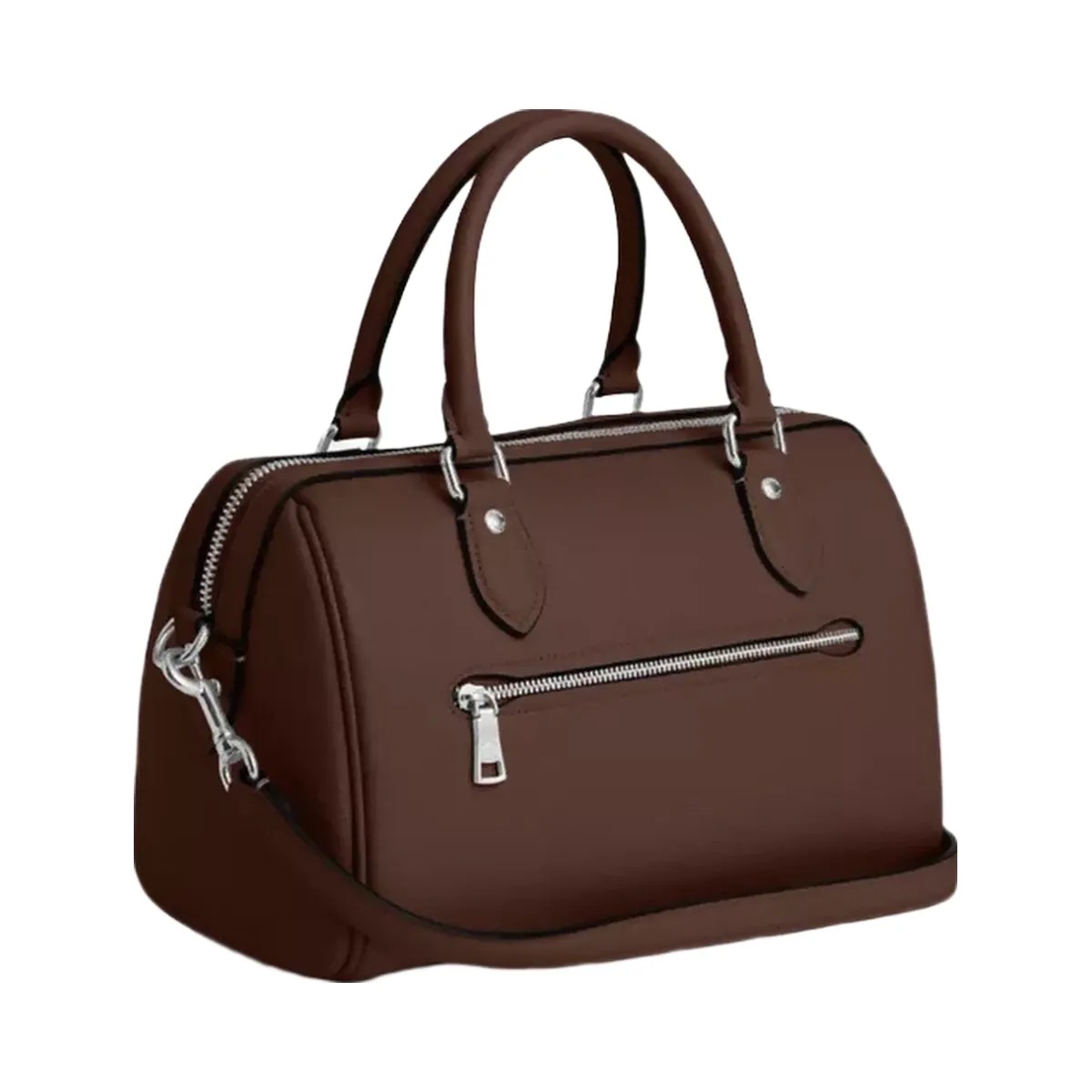 Coach Rowan Satchel Bag in Silver Maple - HypeFly India View 2