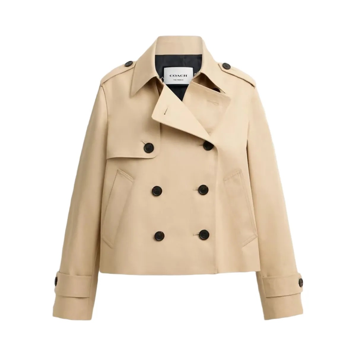 Coach Short Trench Light Khaki - HypeFly India View 1