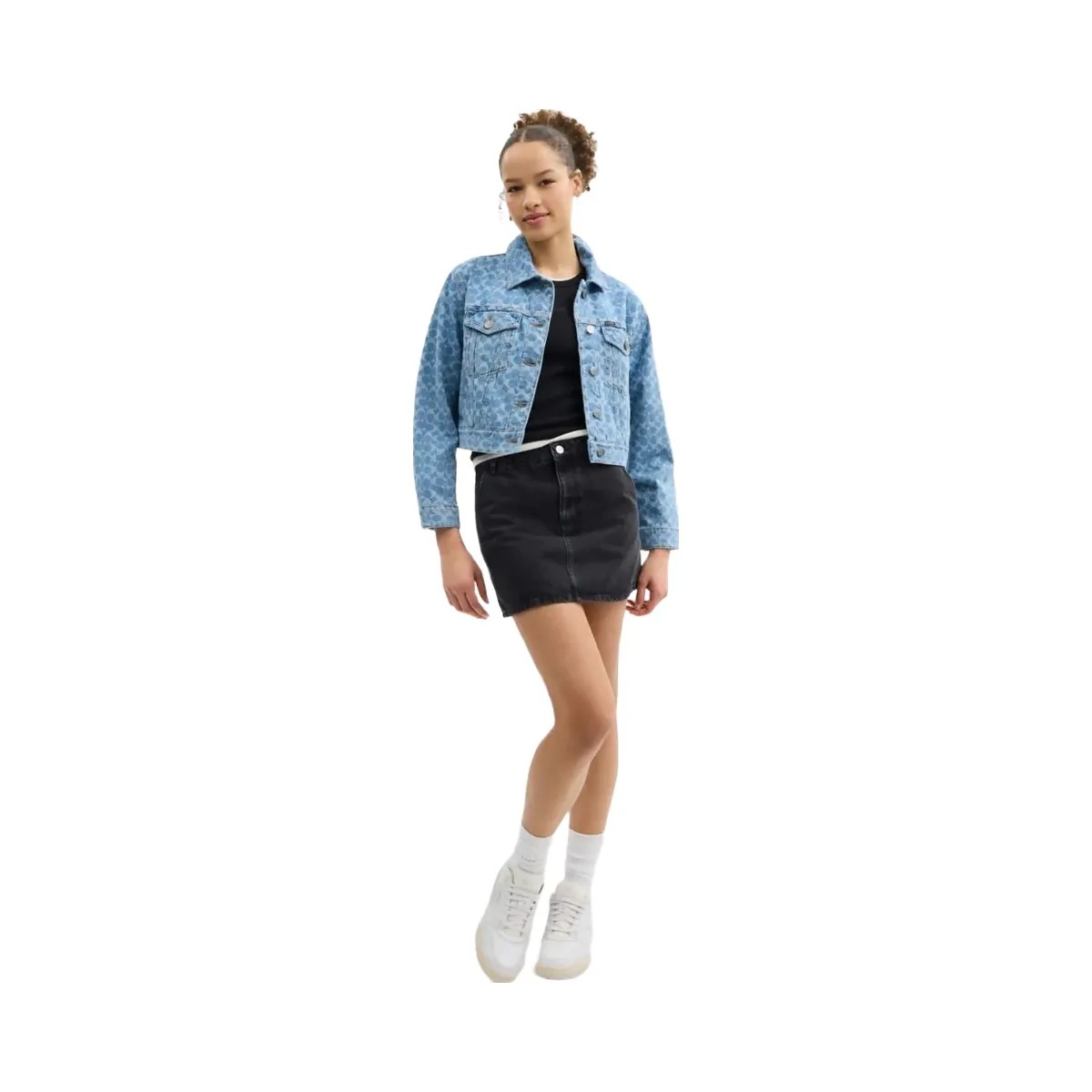 Coach Signature Denim Jacket Medium Wash - HypeFly India View 2