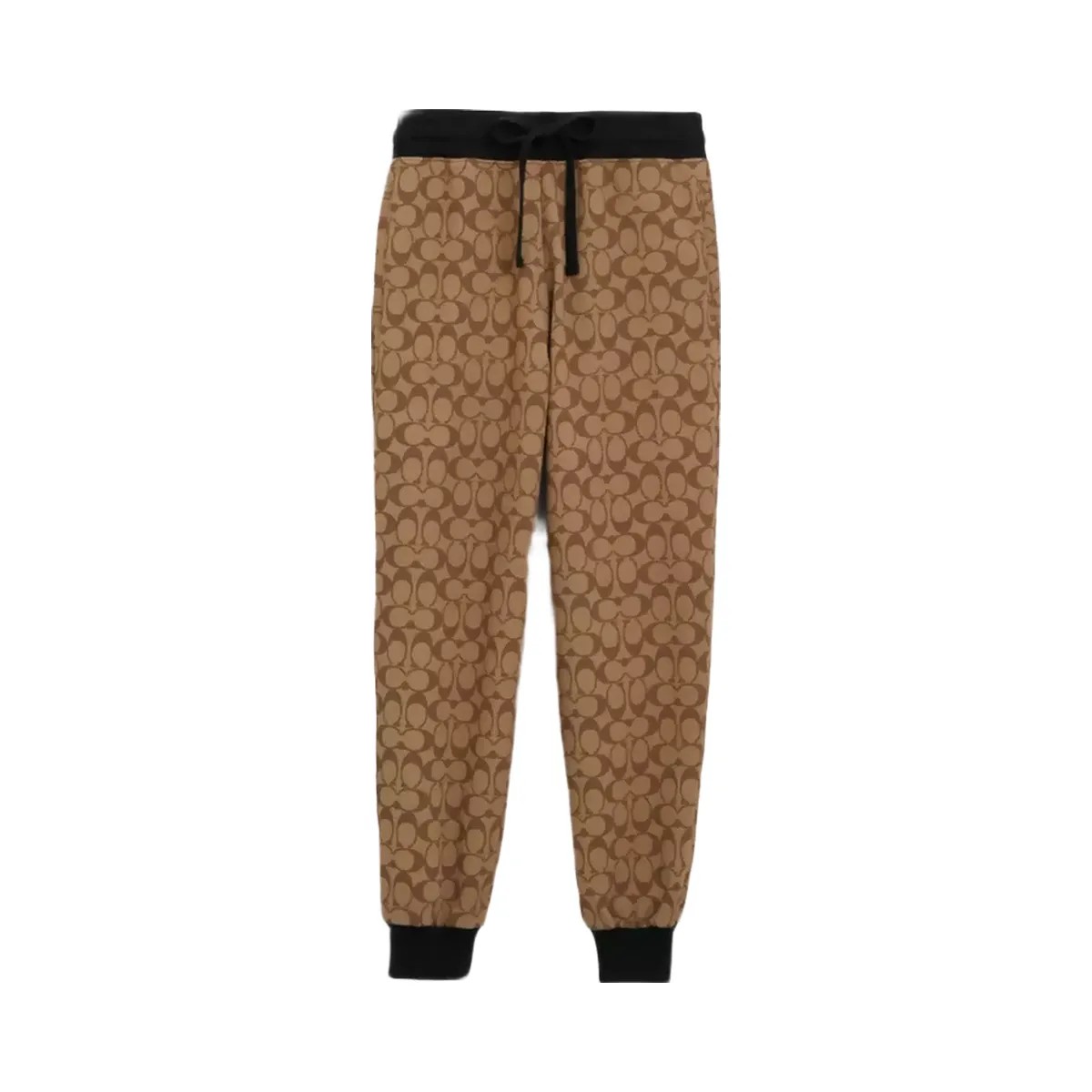 Coach Signature Joggers in Khaki Multi - HypeFly India View 1