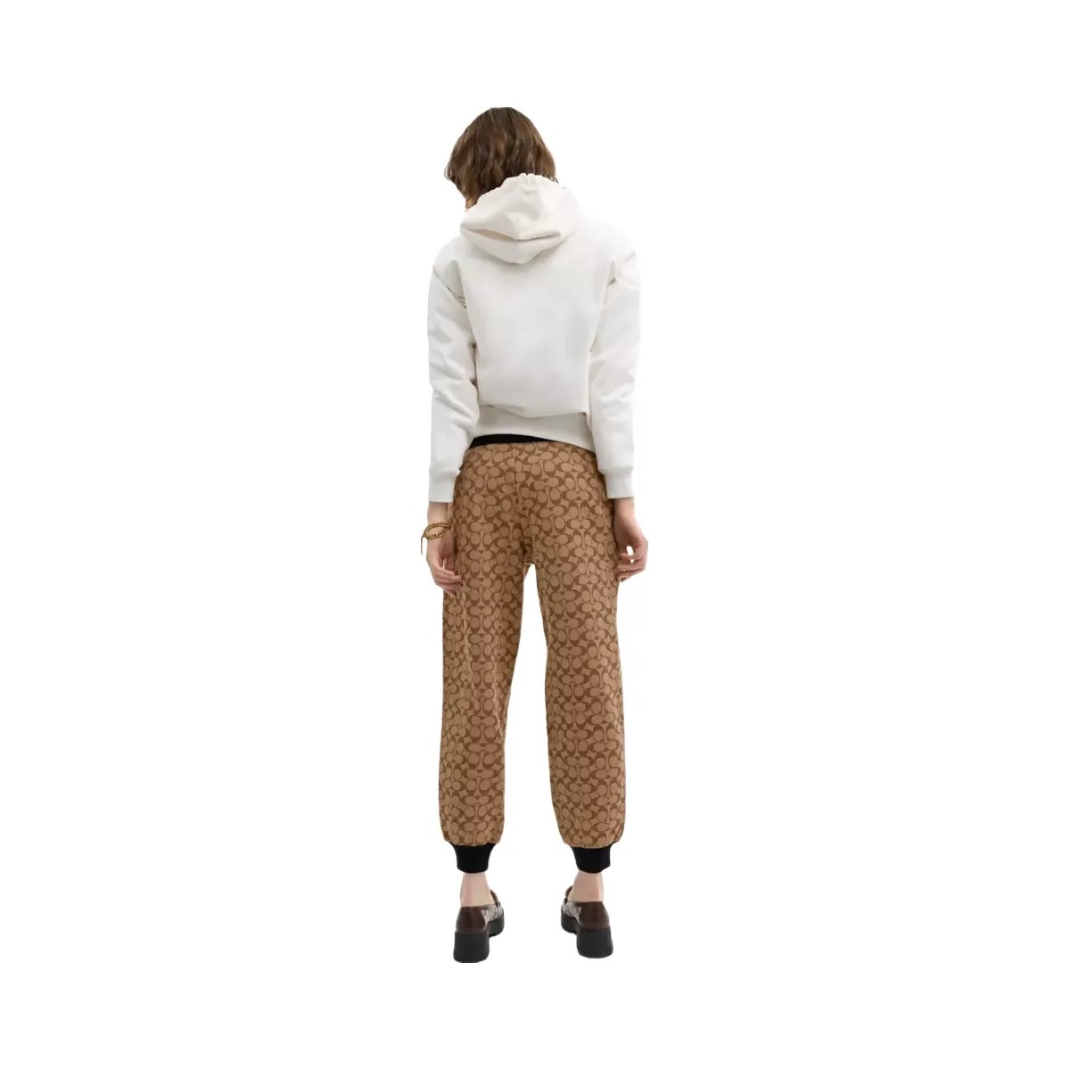 Coach Signature Joggers in Khaki Multi - HypeFly India View 3