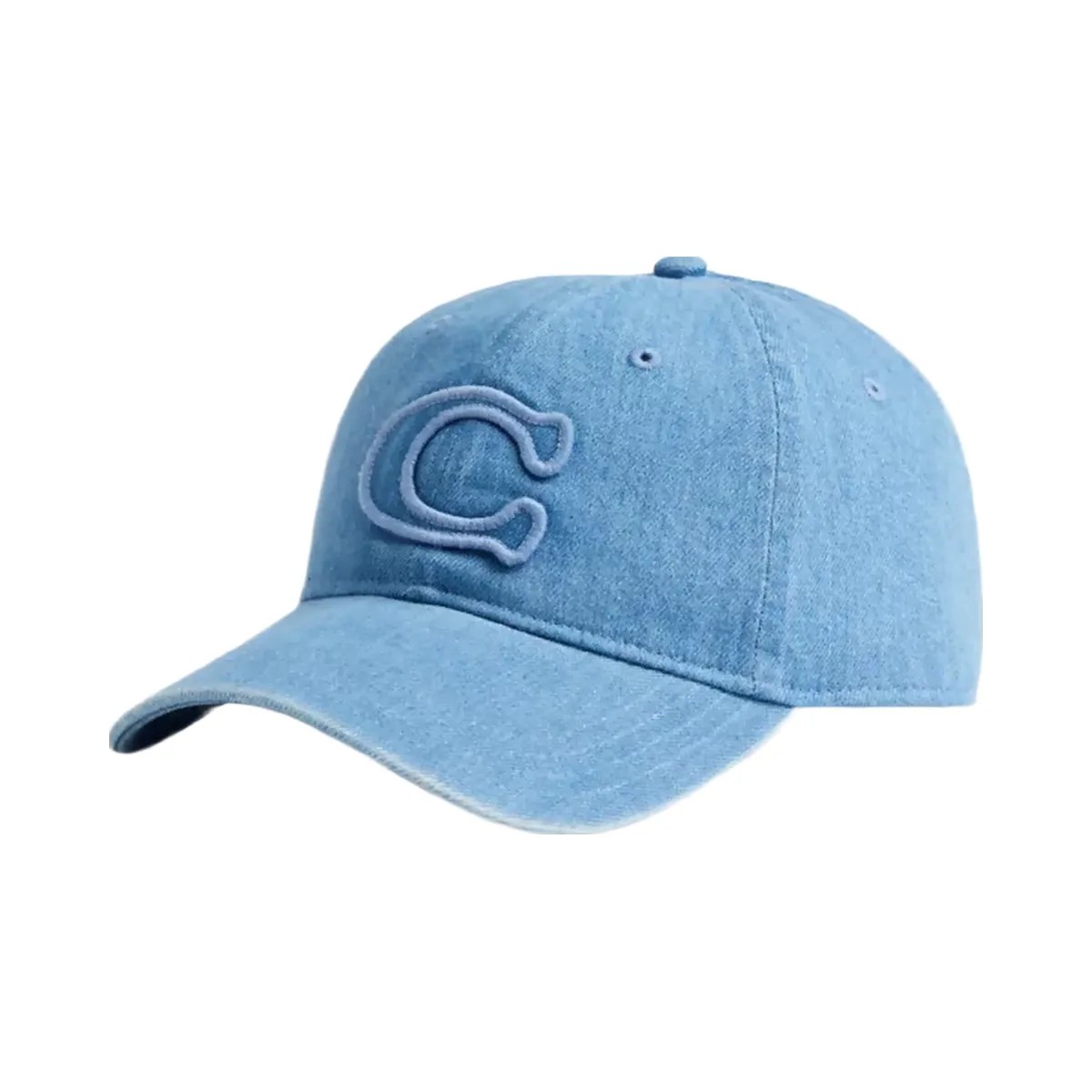 Coach Signature Patch Baseball Hat in Indigo - HypeFly India View 1