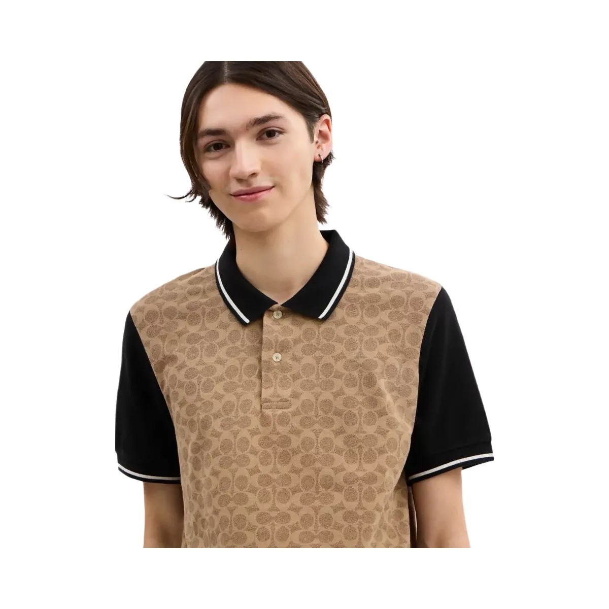 Coach Signature Polo in Tan Signature - HypeFly India View 4