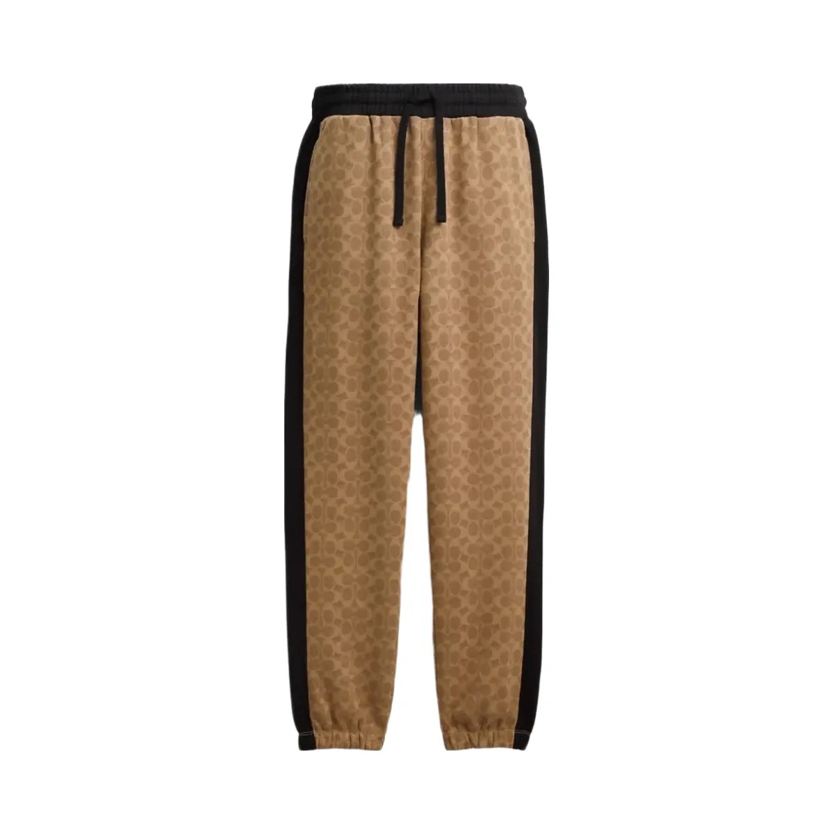 Coach Signature Sweatpants Tan Signature - HypeFly India View 1