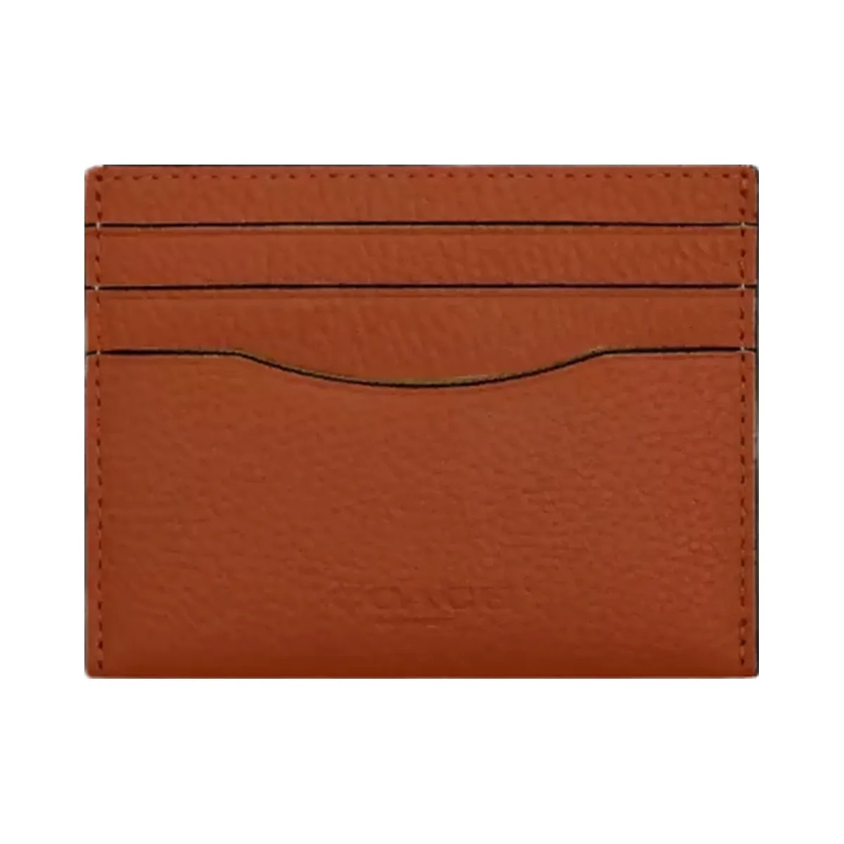 Coach Slim Id Card Case in Amber Brown - HypeFly India View 1