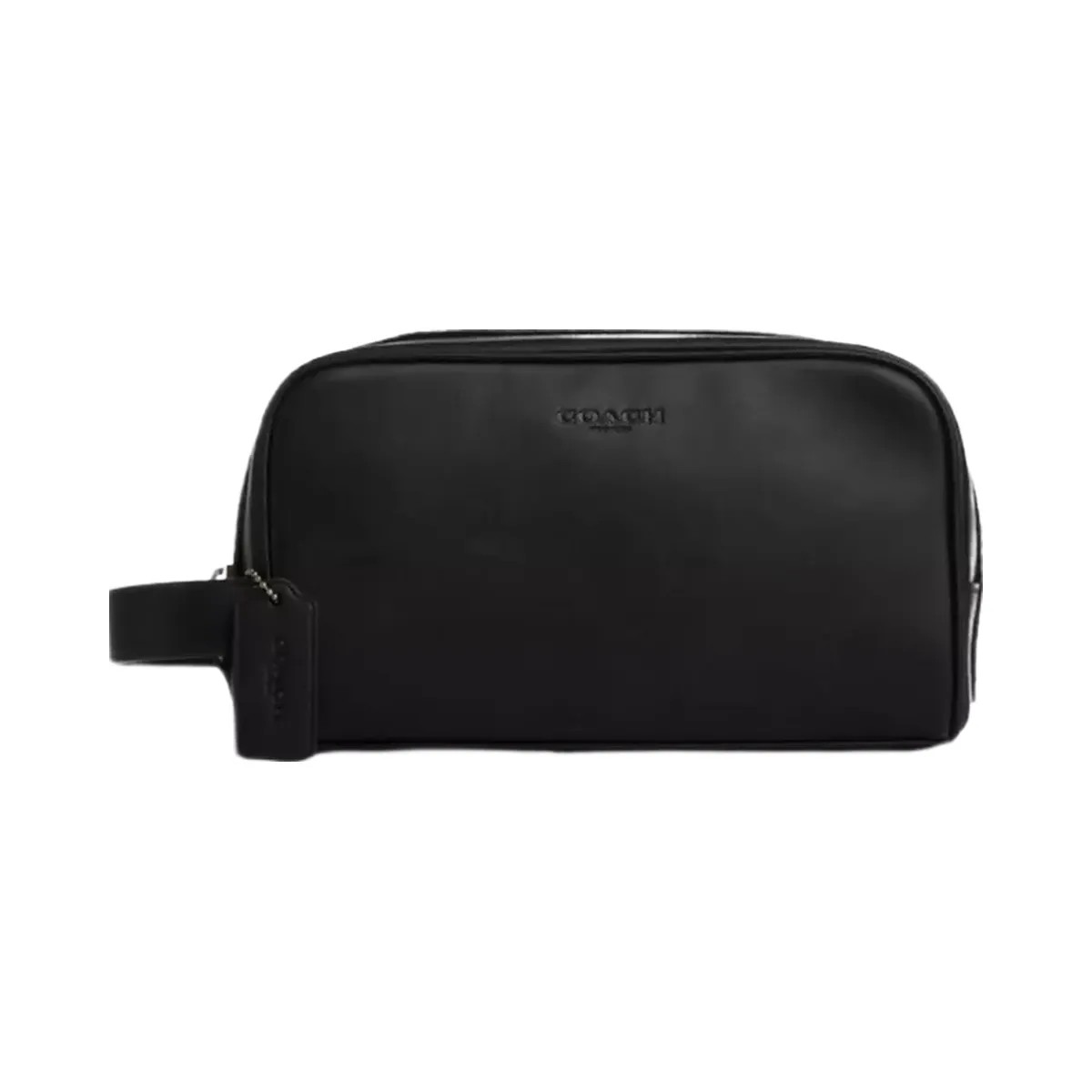 Coach Small Travel Kit in Gunmetal Black - HypeFly India View 1