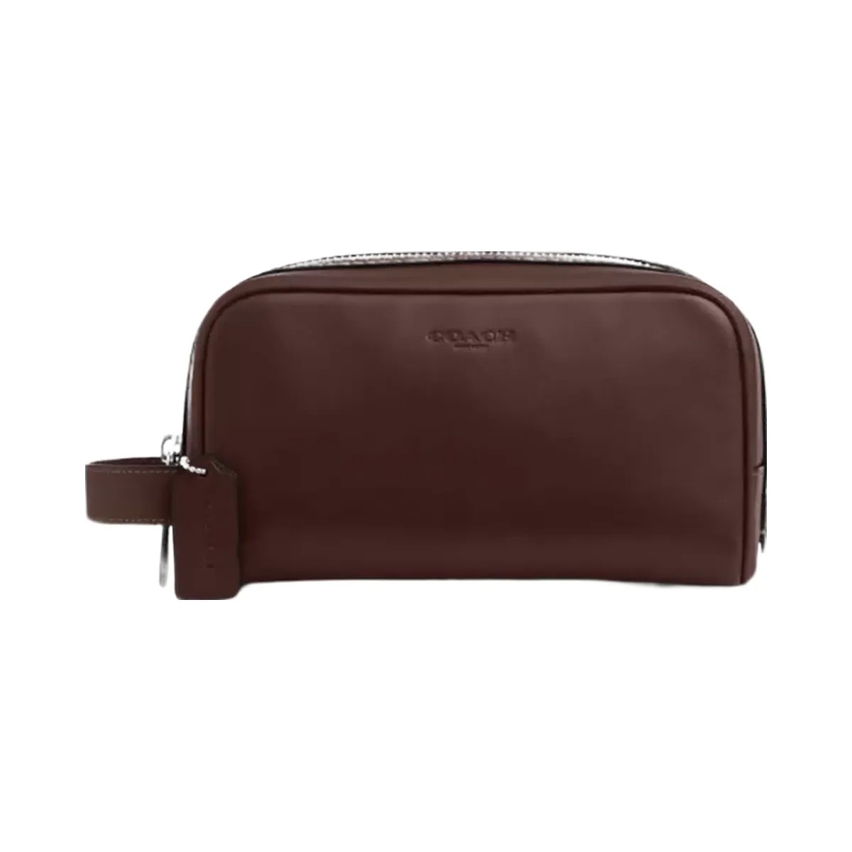 Coach Small Travel Kit in Silver Maple - HypeFly India View 1