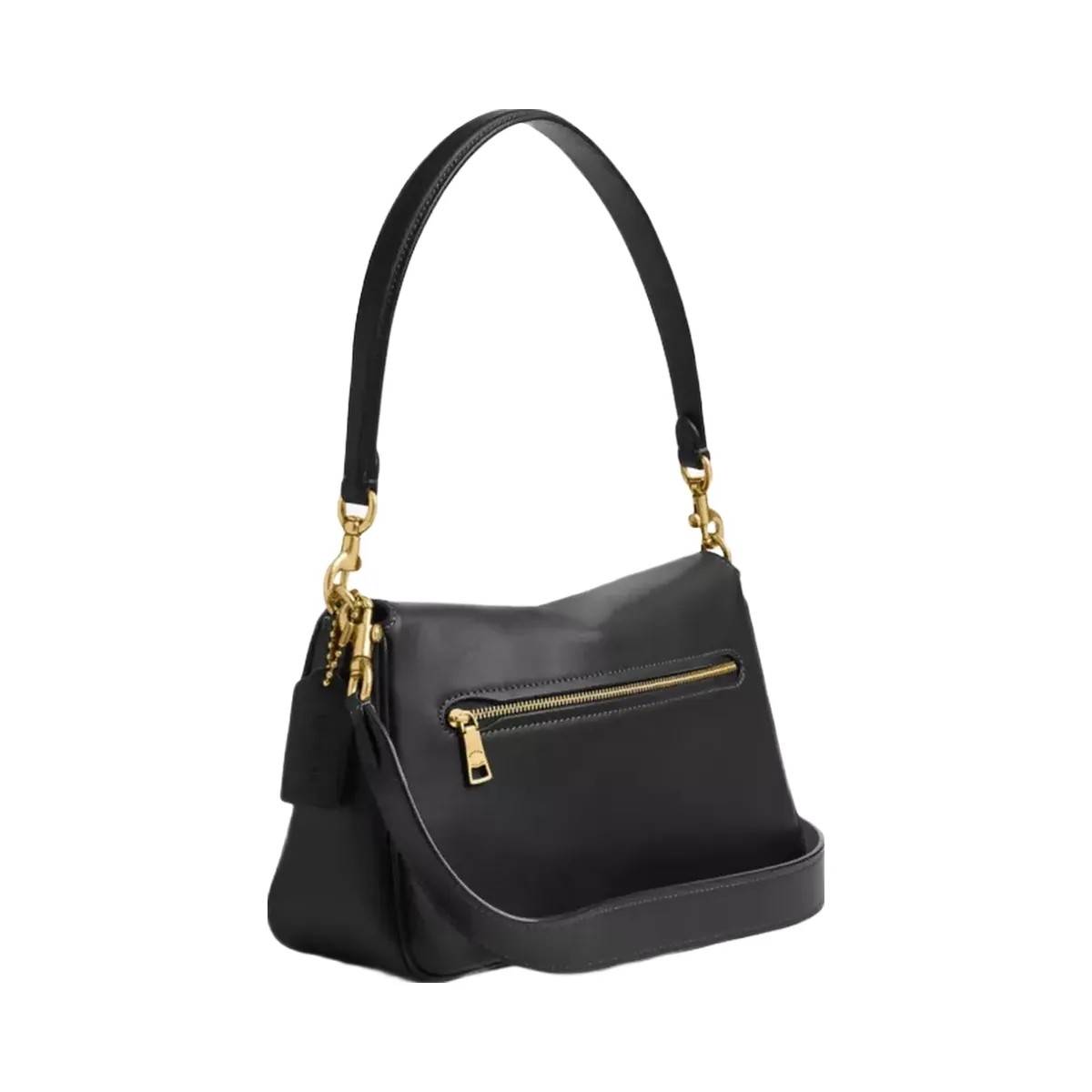 Coach Soft Tabby Shoulder Bag in Brass Black - HypeFly India View 2