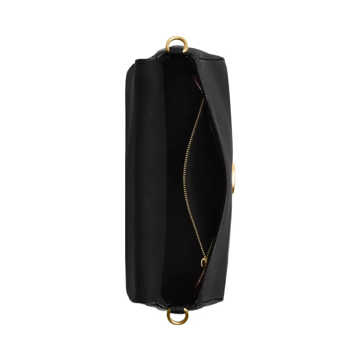 Coach Soft Tabby Shoulder Bag in Brass Black - HypeFly India View 5