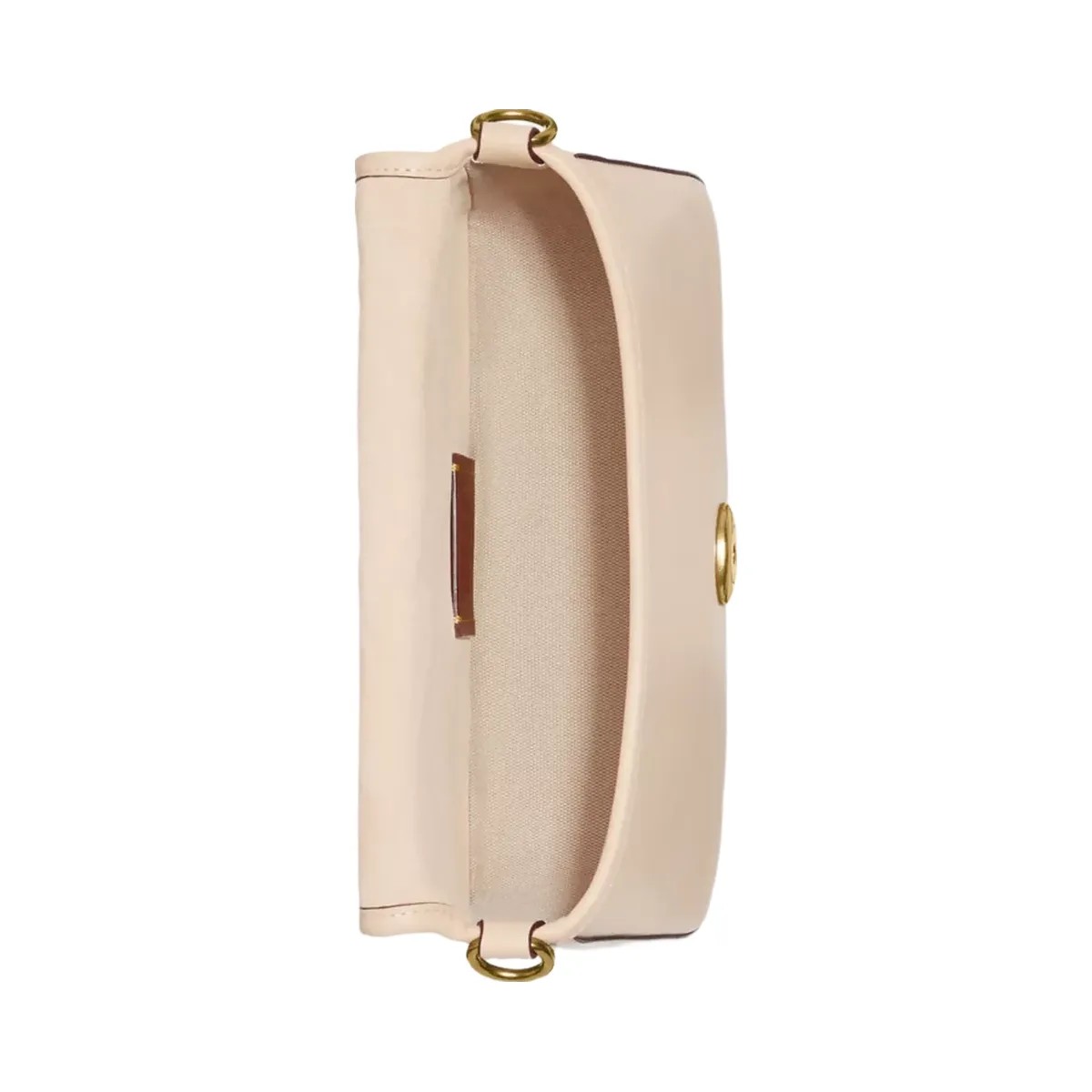 Coach Soft Tabby Shoulder Bag in Brass Ivory - HypeFly India View 4